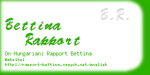 bettina rapport business card